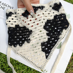 Bloom & Moo – Handcrafted Crochet Bandana Scarf
