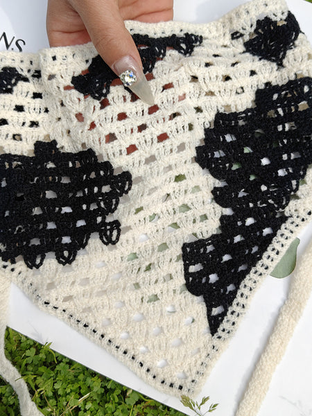 Bloom & Moo – Handcrafted Crochet Bandana Scarf