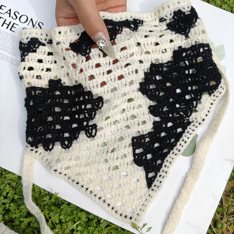 Bloom & Moo – Handcrafted Crochet Bandana Scarf