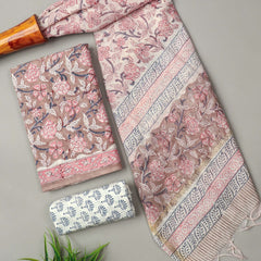“Riwaayat – Hand Block Printed Cotton Suit Dress Material”