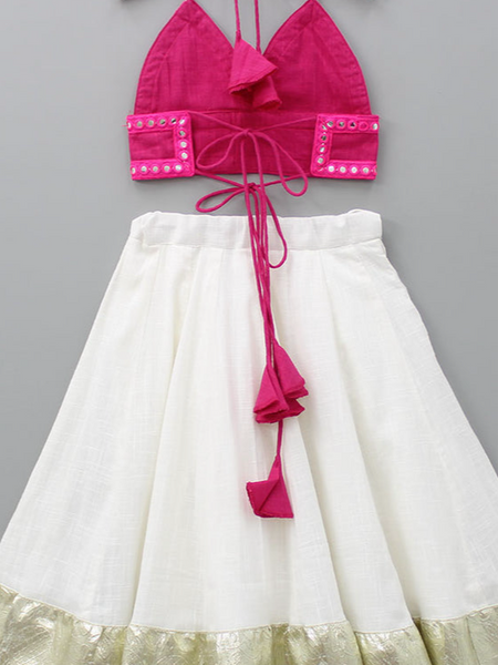 Royal Pink White