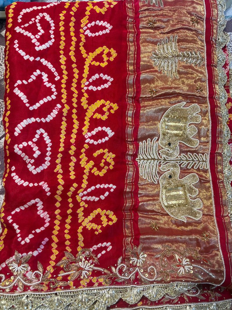 Gaj ghatchola red odhna