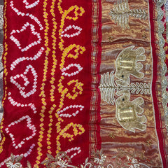 Gaj ghatchola red odhna