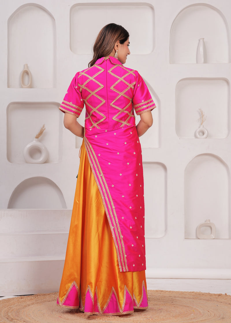 Sunehri-Multicolour lehanga set