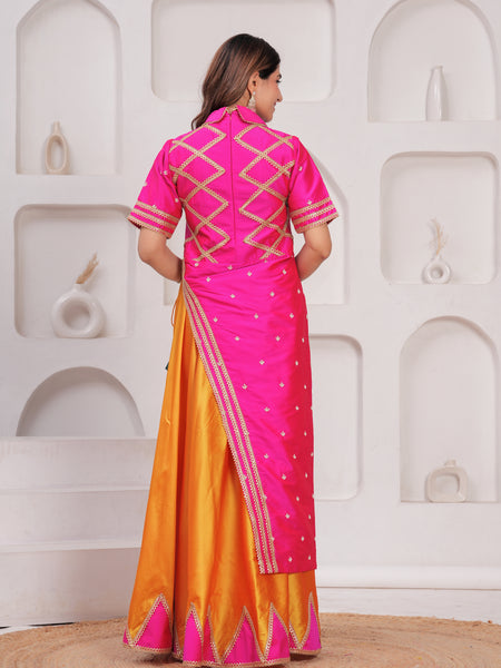 Sunehri-Multicolour lehanga set