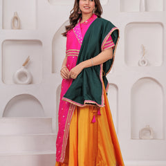 Sunehri-Multicolour lehanga set