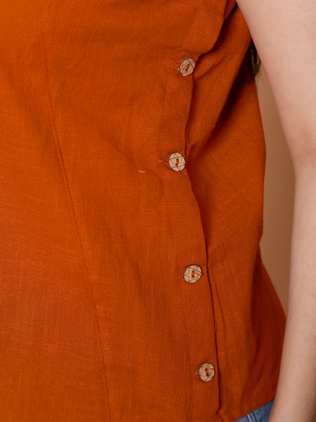 Rustic Ember Top - Cotton top