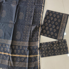 “Riwaayat – Hand Block Printed Cotton Suit Dress Material”
