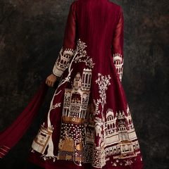 Rasrainaa Heritage Palace Anarkali Suit Set | Designer Printed Ethnic Wear | Multiple Colours
