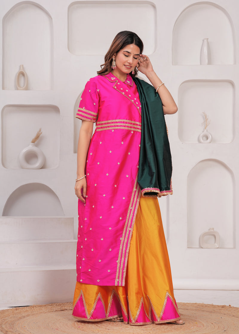 Sunehri-Multicolour lehanga set
