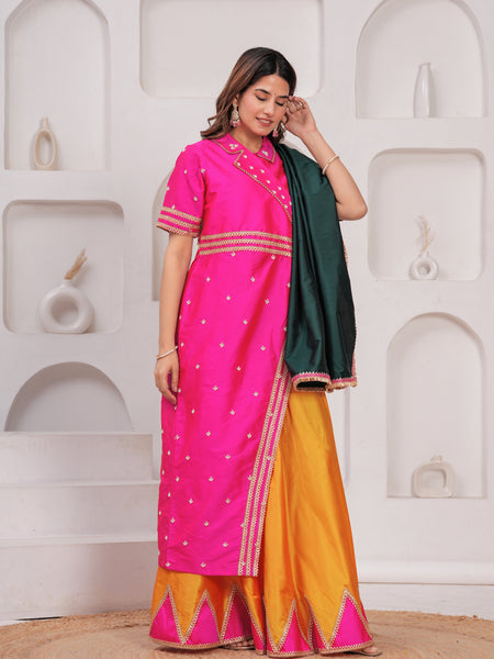 Sunehri-Multicolour lehanga set