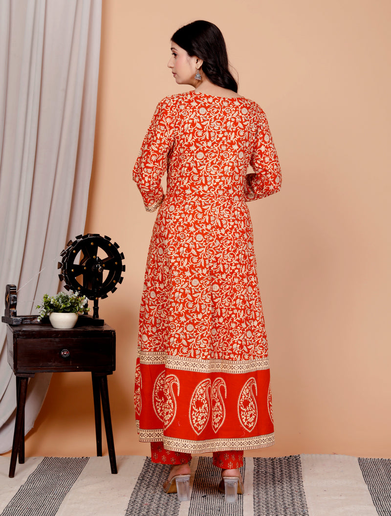 Simran-Printe kurta set with pant and dupatta