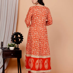 Simran-Printe kurta set with pant and dupatta