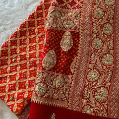 Shaadi Shringaar || Odhna || Red Orange || Pila || Piliya
