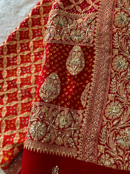 Shaadi Shringaar || Odhna || Red Orange || Pila || Piliya