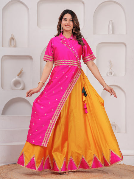 Sunehri-Multicolour lehanga set