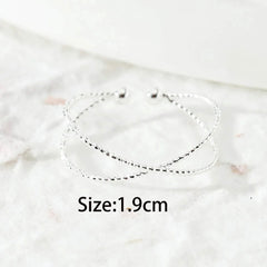 ✨ Minimalist Criss-Cross Toe Ring for Women | Adjustable Beach Style Toe Ring | Gold/Silver Finish