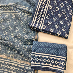 “Riwaayat – Hand Block Printed Cotton Suit Dress Material”