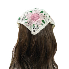 Bloom & Moo – Handcrafted Crochet Bandana Scarf