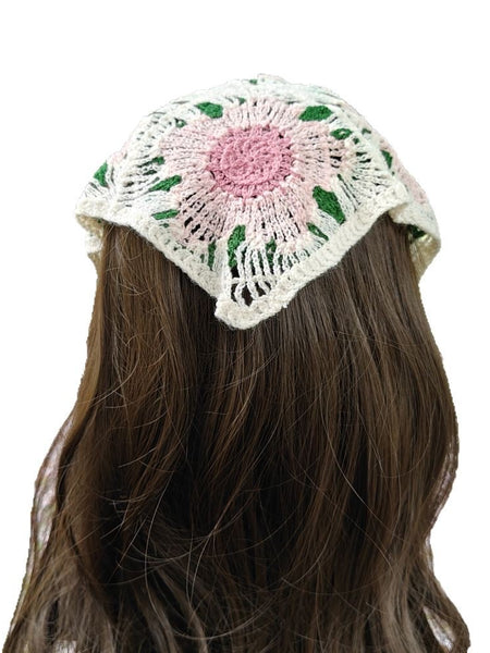 Bloom & Moo – Handcrafted Crochet Bandana Scarf