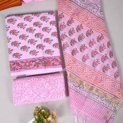 “Riwaayat – Hand Block Printed Cotton Suit Dress Material”