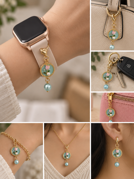 Bloom Pearl Watch Charm