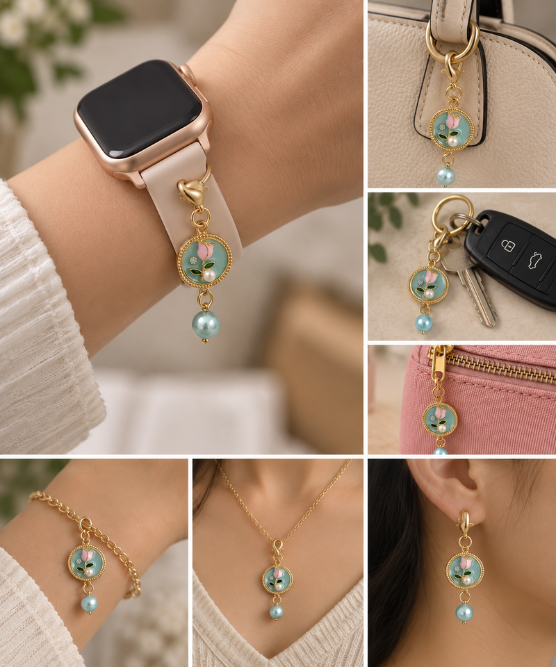 Bloom Pearl Watch Charm