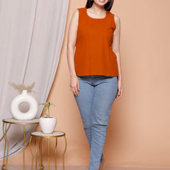 Rustic Ember Top - Cotton top