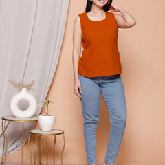 Rustic Ember Top - Cotton top