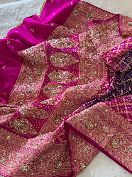 Shaadi Shringaar || Odhna || Rani Pink Purple