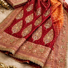 Gharchola Grandeur – Rai Bandhej Zardozi Dupatta