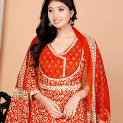 Simran-Printe kurta set with pant and dupatta