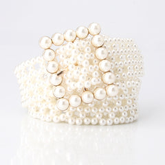 Pearl Bloom Statement Belt