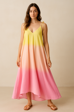 Rainbow Drift Ombré Dress