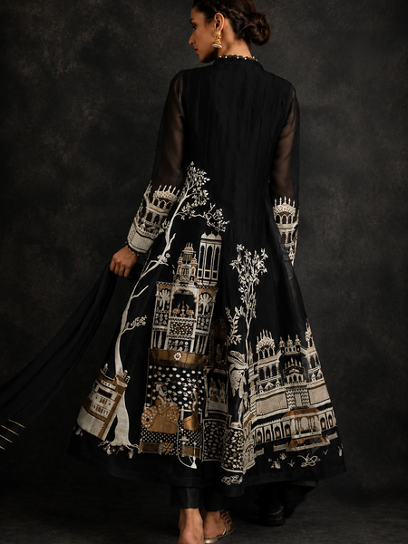 Rasrainaa Heritage Palace Anarkali Suit Set | Designer Printed Ethnic Wear | Multiple Colours