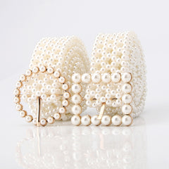Pearl Bloom Statement Belt