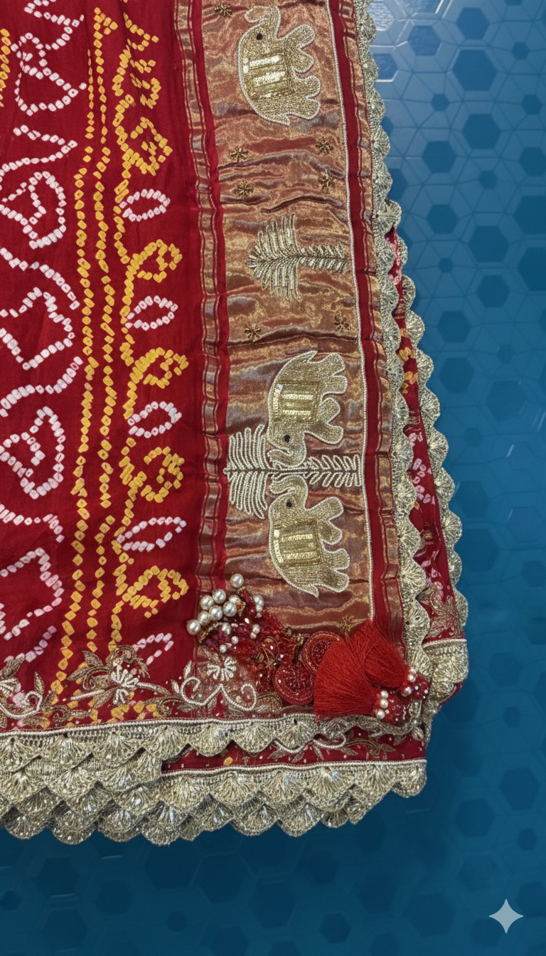 Gaj ghatchola red odhna