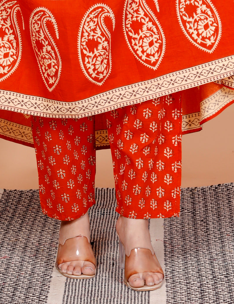Simran-Printe kurta set with pant and dupatta
