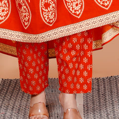 Simran-Printe kurta set with pant and dupatta