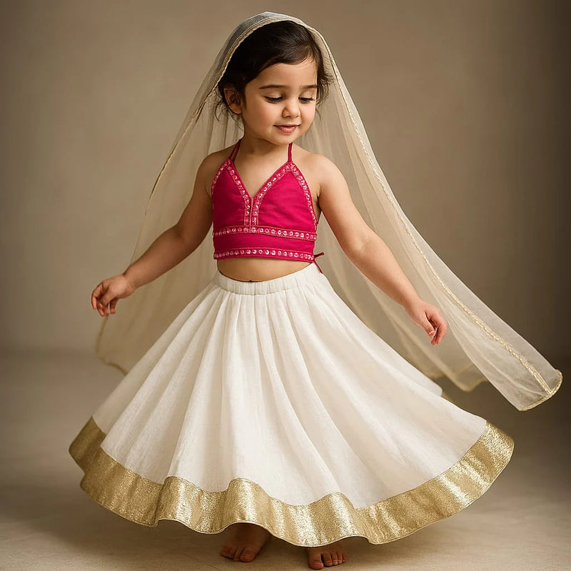 Royal Pink White