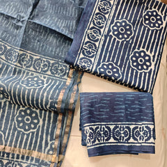 “Riwaayat – Hand Block Printed Cotton Suit Dress Material”