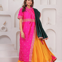 Sunehri-Multicolour lehanga set