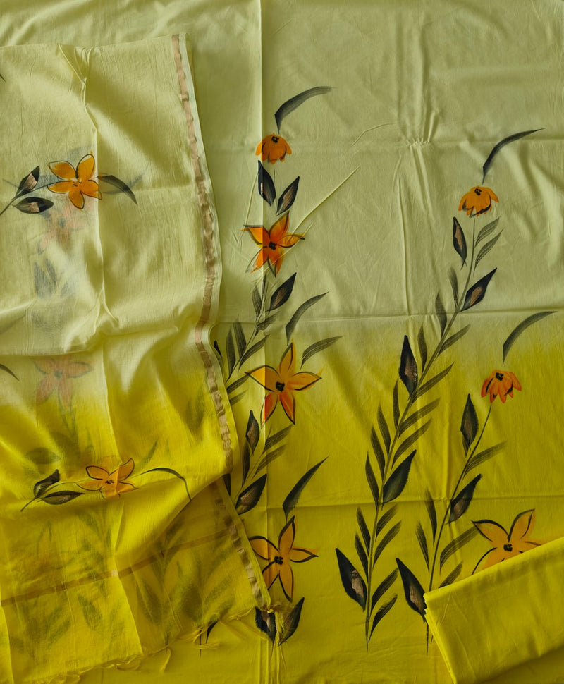 “Riwaayat – Hand Block Printed Cotton Suit Dress Material”
