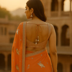 Mayur Tej – Handcrafted Chiffon Radiance