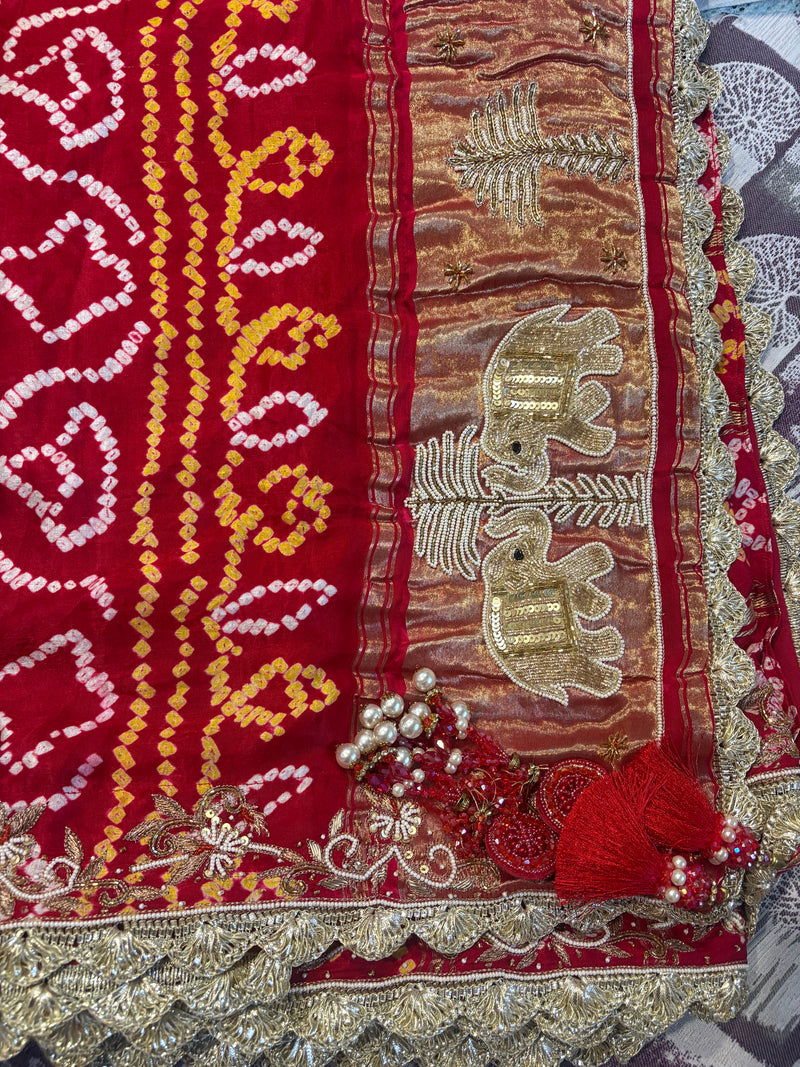 Gaj ghatchola red odhna