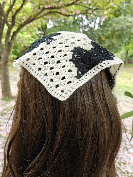 Bloom & Moo – Handcrafted Crochet Bandana Scarf
