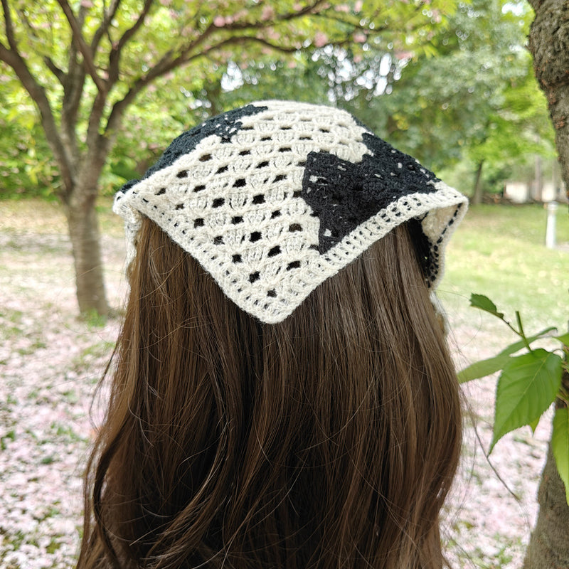 Bloom & Moo – Handcrafted Crochet Bandana Scarf