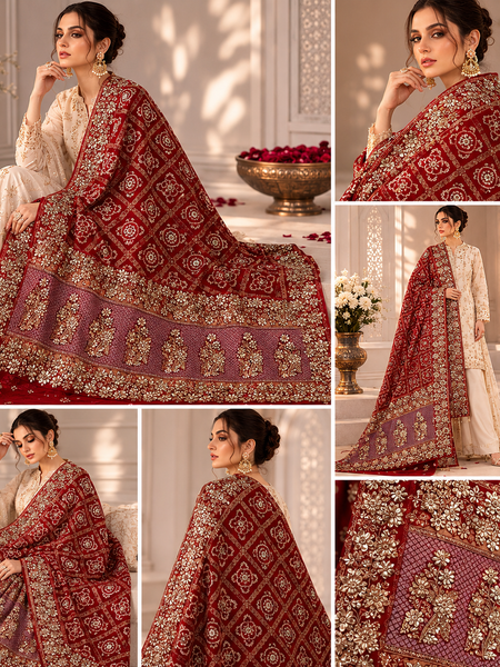Gulnaar Zardozi Heritage Dupatta