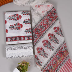 “Riwaayat – Hand Block Printed Cotton Suit Dress Material”