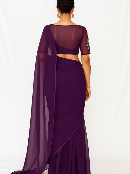 Mayur Rang – Handcrafted Chiffon Elegance